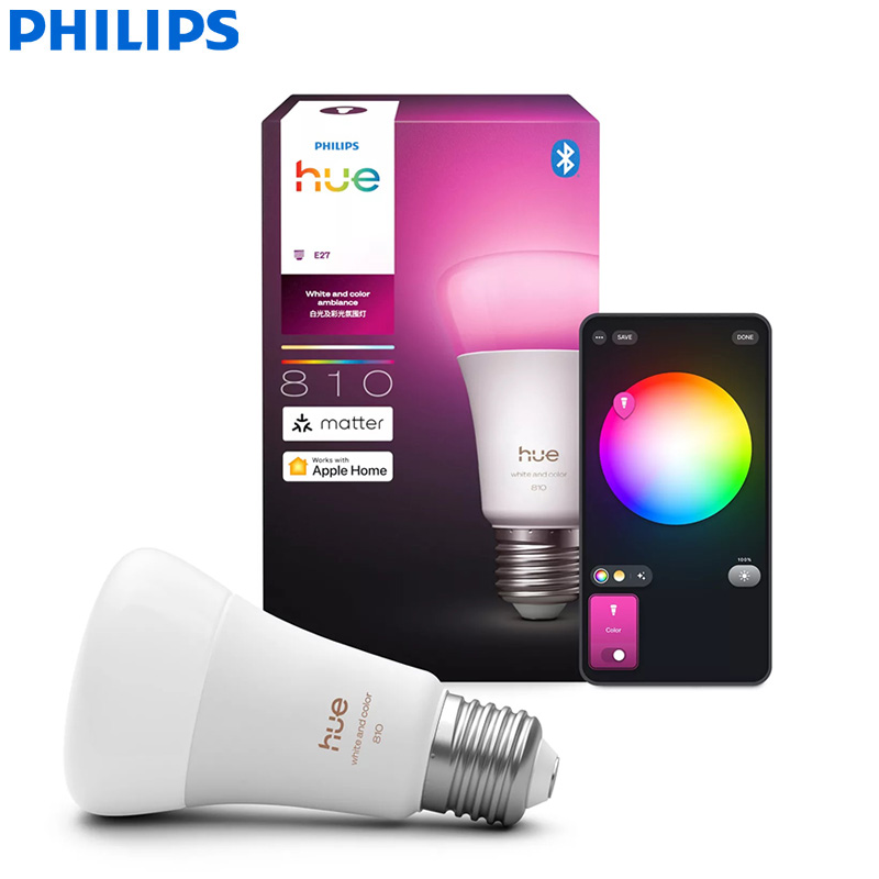 Philips Bulb Hue - Philips Hue E27 A60 810LM Akıllı