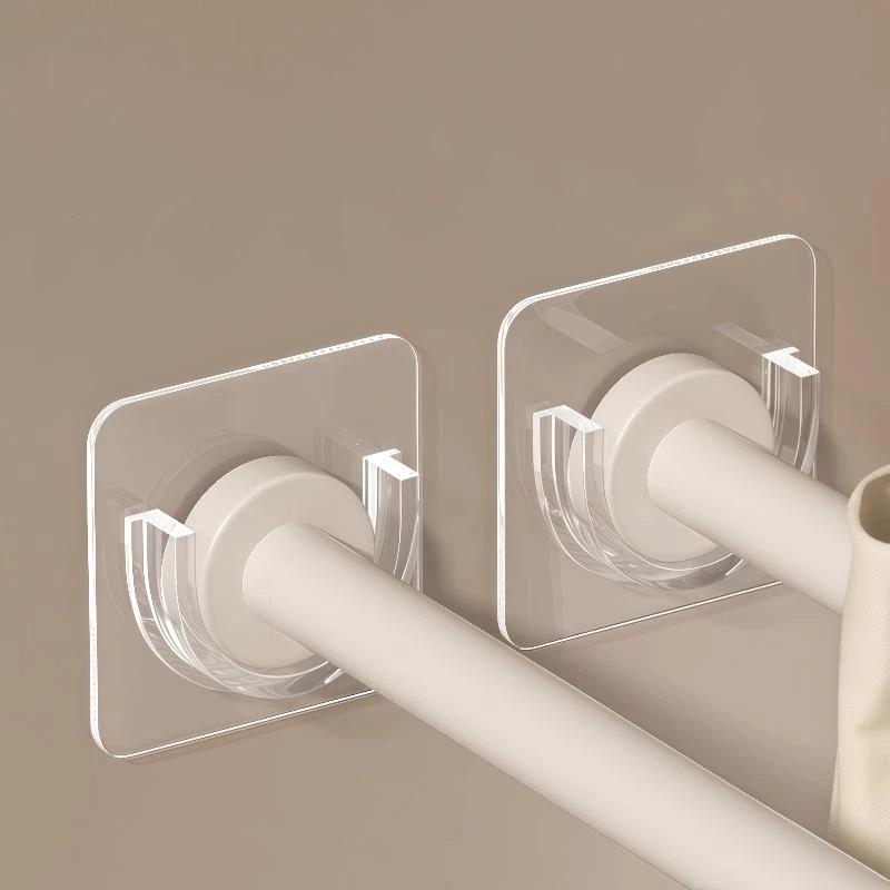 Home Bathroom Decor - Delme Gerektirmeyen Şeffaf Kendinden Yapışkanlı Perde