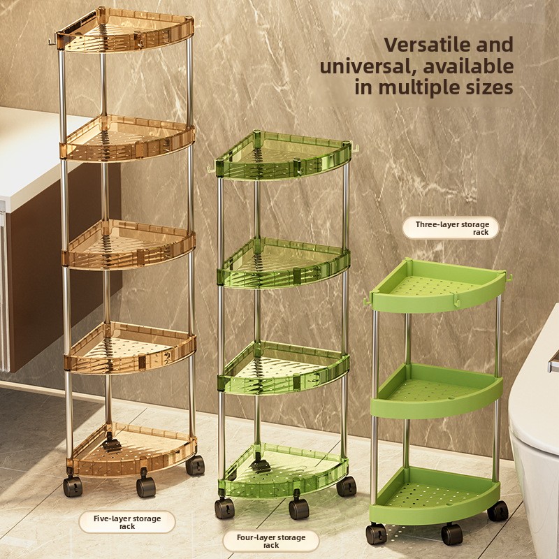 Bathroom Home Essentials Store - Banyo Depolama Rafı Çok Katmanlı Organizatör