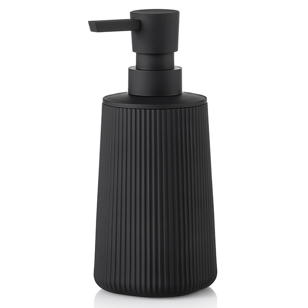 Soap Dispenser Pump - Modern Nervürlü Plastik Sıvı Sabun Dispenseri,