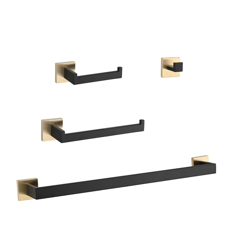 Home Hardware Bathroom Mirrors - 4 Parçalı Banyo Donanım Seti, Modern