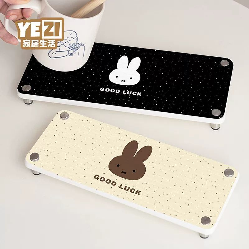 Home Edit Bathroom Storage - Sevimli Miffy Tavşanı Masaüstü Teşhir Rafı