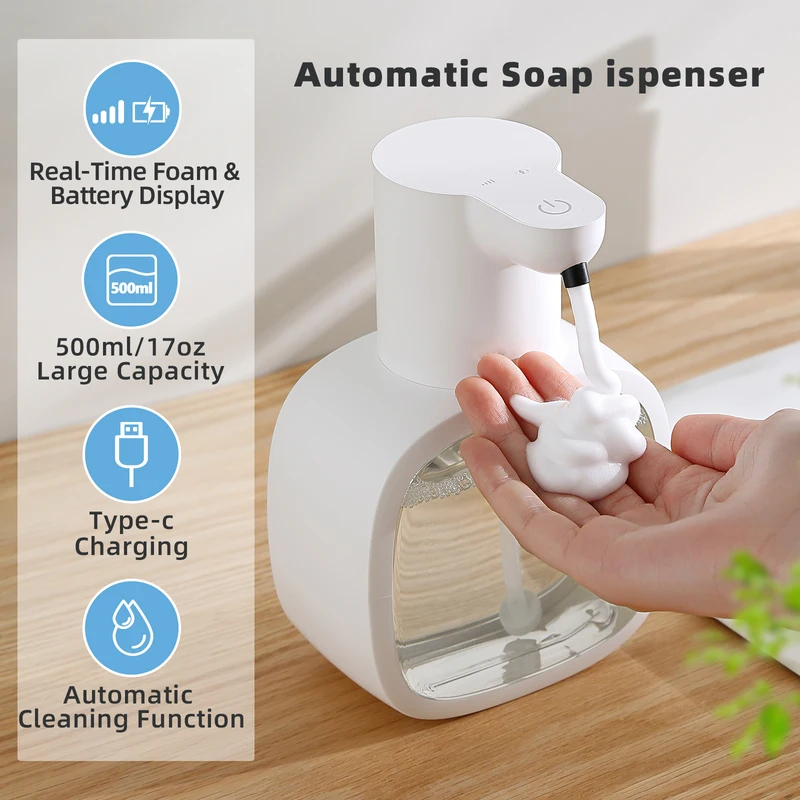 Soap Dispenser Pump - Yeni Duvara Monte Otomatik Sabunluk Köpük