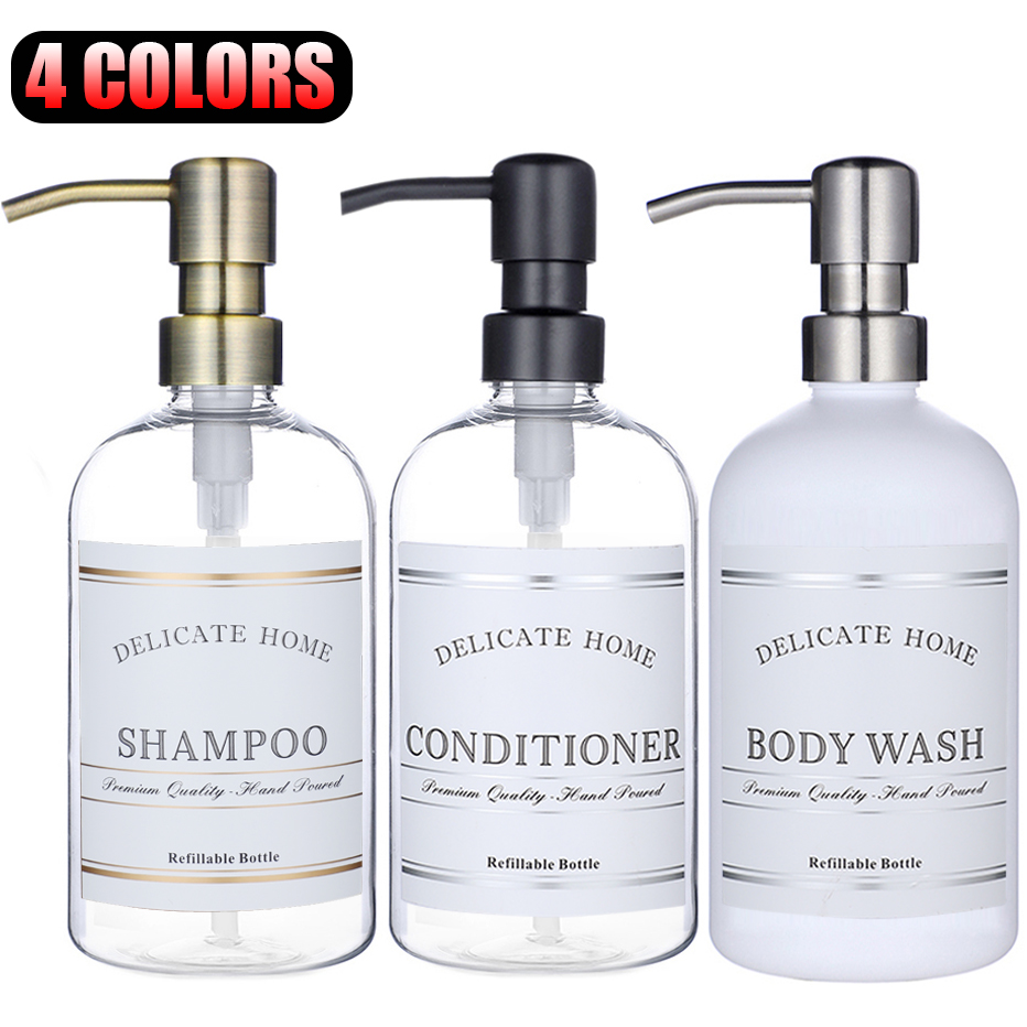 Soap Dispenser Pump - Eczacı Sabunluk Şık Banyo Duş Şişesi
