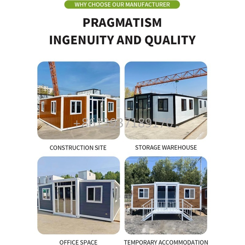 Tiny Home Bathroom Kitchen - Genişletilebilir Prefabrik Konteyner Ev 20ft 40ft