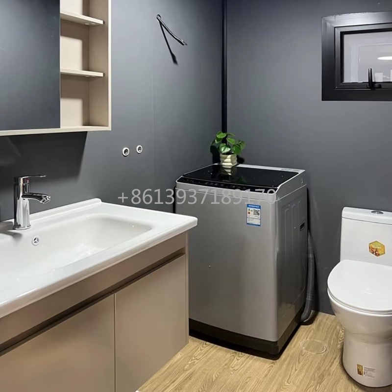 Home Bathroom Layout - Genişletilebilir Mobil Küçük Ev Prefabrik Konteyner