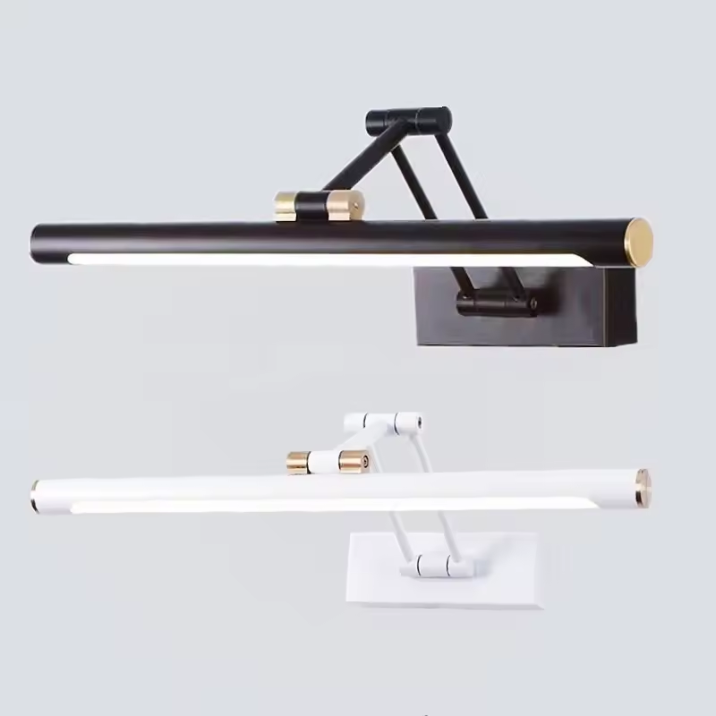 Bathroom Mirror Led - Banyo Aynası Far Katlanabilir Ayarlanabilir Duvar