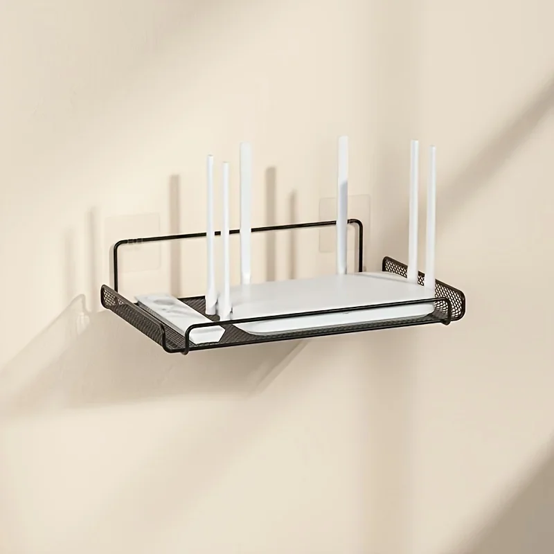 Tiny Home Bathroom Kitchen - Paslanmaz Çelik Router Rafı Deliksiz WiFi