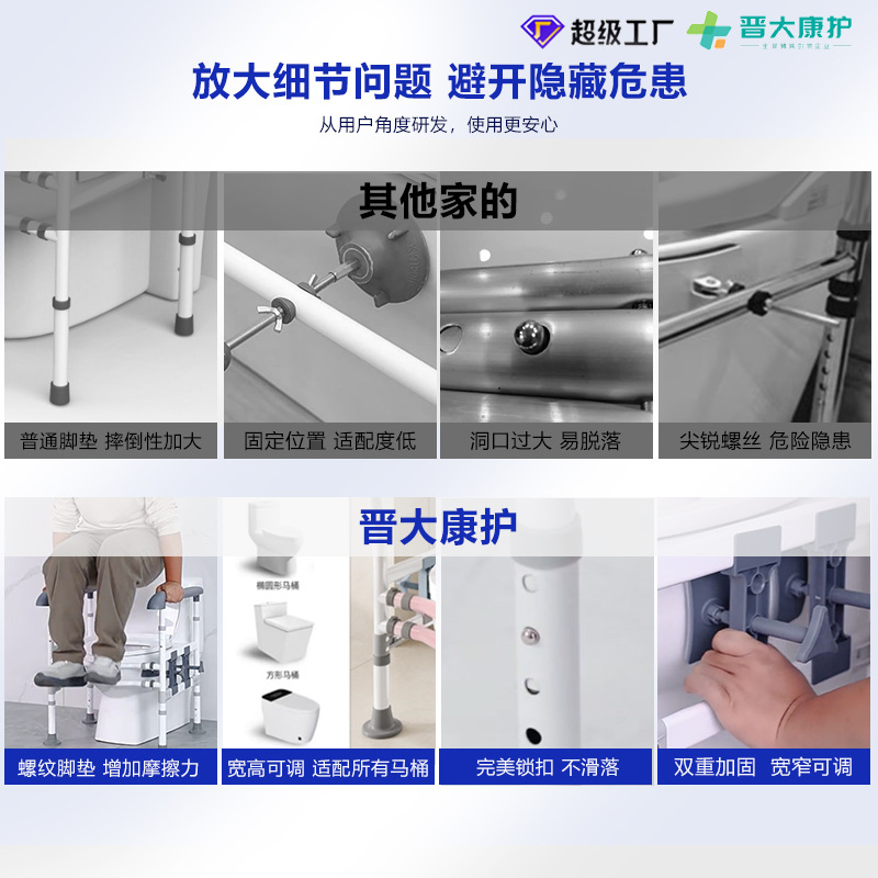 Tuvalet Tutunma Barları Delme  - Home Bathroom Grab Bar incelemesi ve fiyatı
