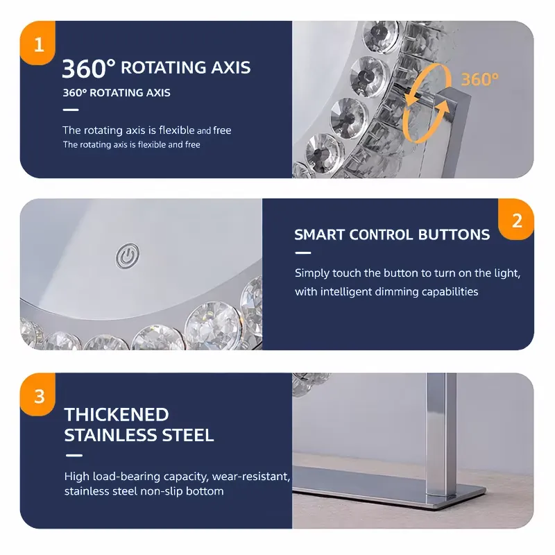 Modern Oval Elmas Kristal Kena - Bathroom Mirror Led incelemesi ve fiyatı