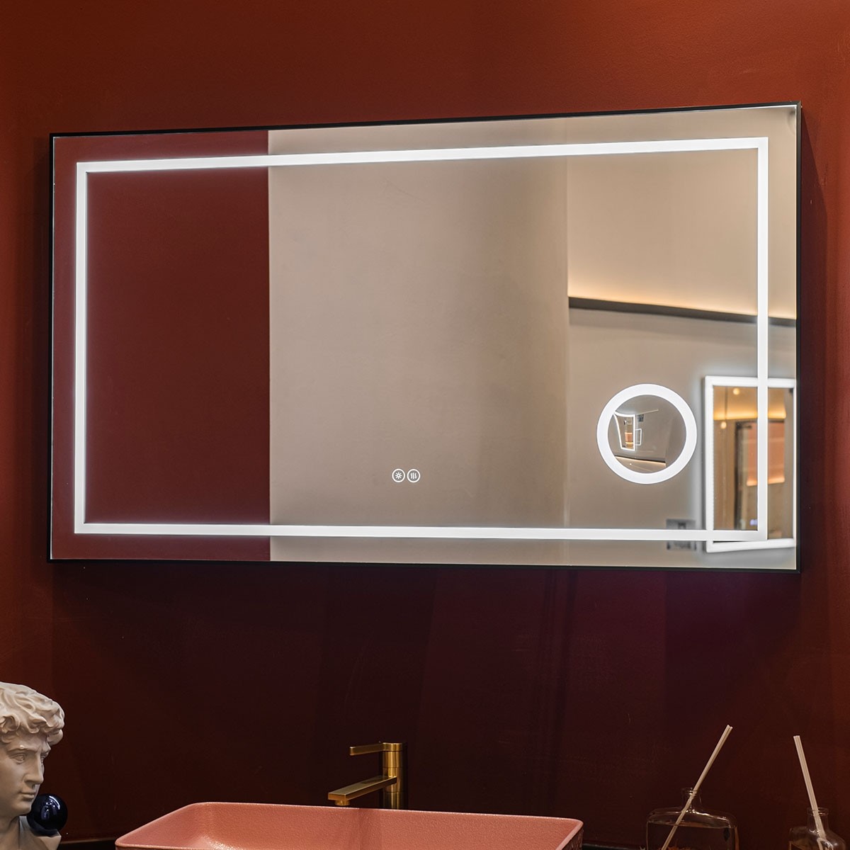 Özel Boyutlu Duvara Monte Edil - Bathroom Mirror Led incelemesi ve fiyatı