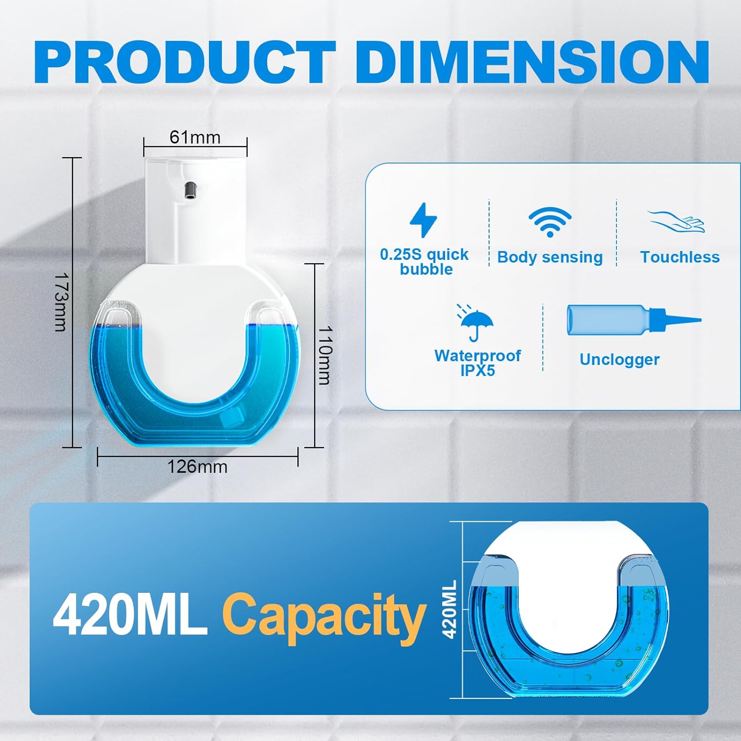 420ML Büyük Kapasiteli Temassı - Soap Dispenser Pump incelemesi ve fiyatı
